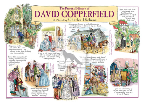 Charles Dickens David Copperfield Postcard