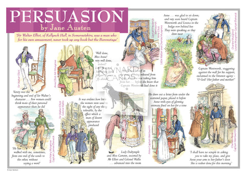 Jane Austen  Persuasion Postcard